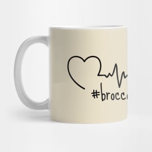 Broccoli In A HeartBeat Mug